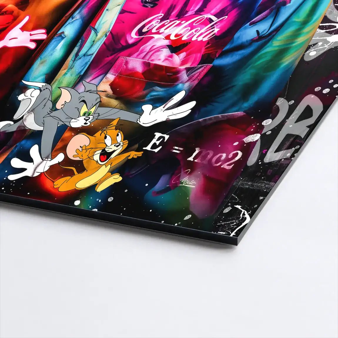 Einstein Pop Art Alu Dibond Bild INGALERIE