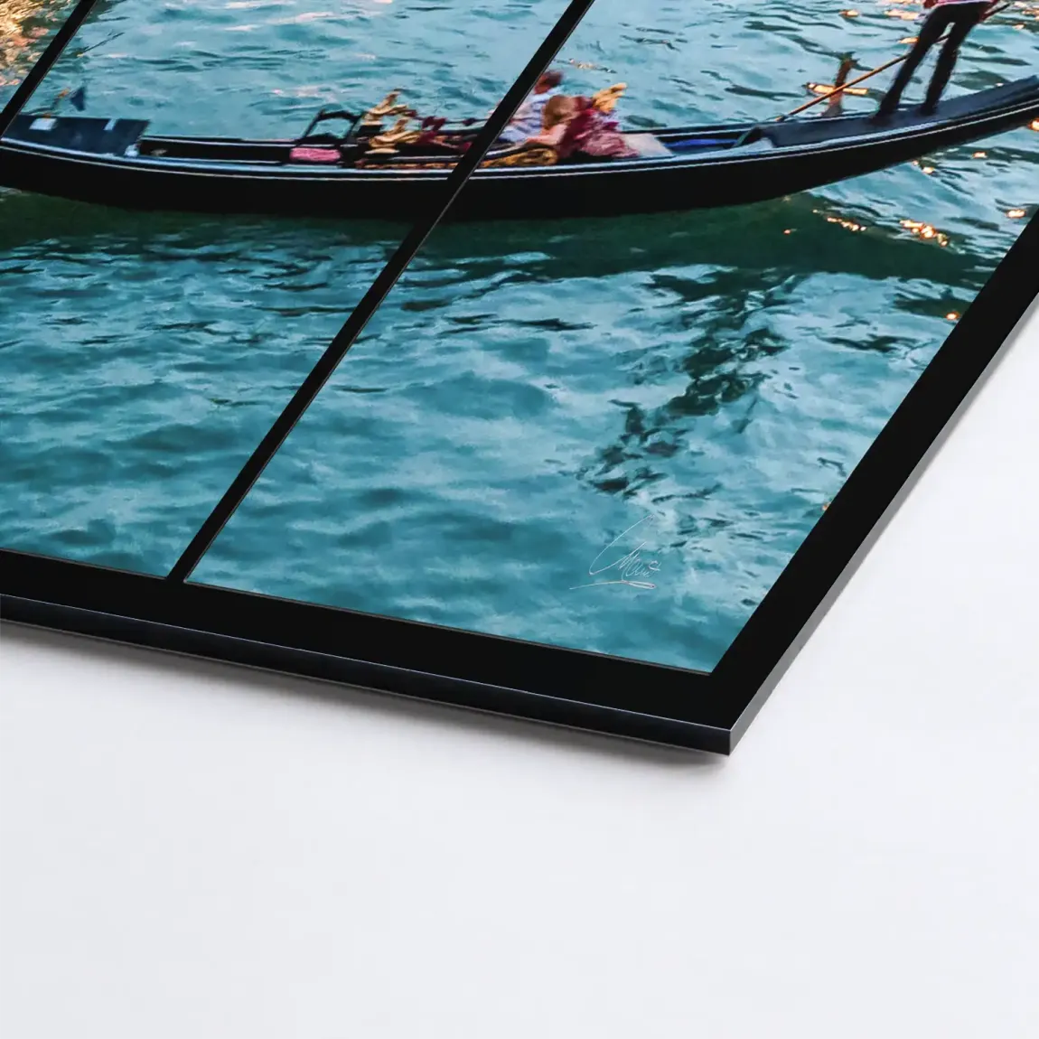 Lichter von Venedig Alu Dibond Bild