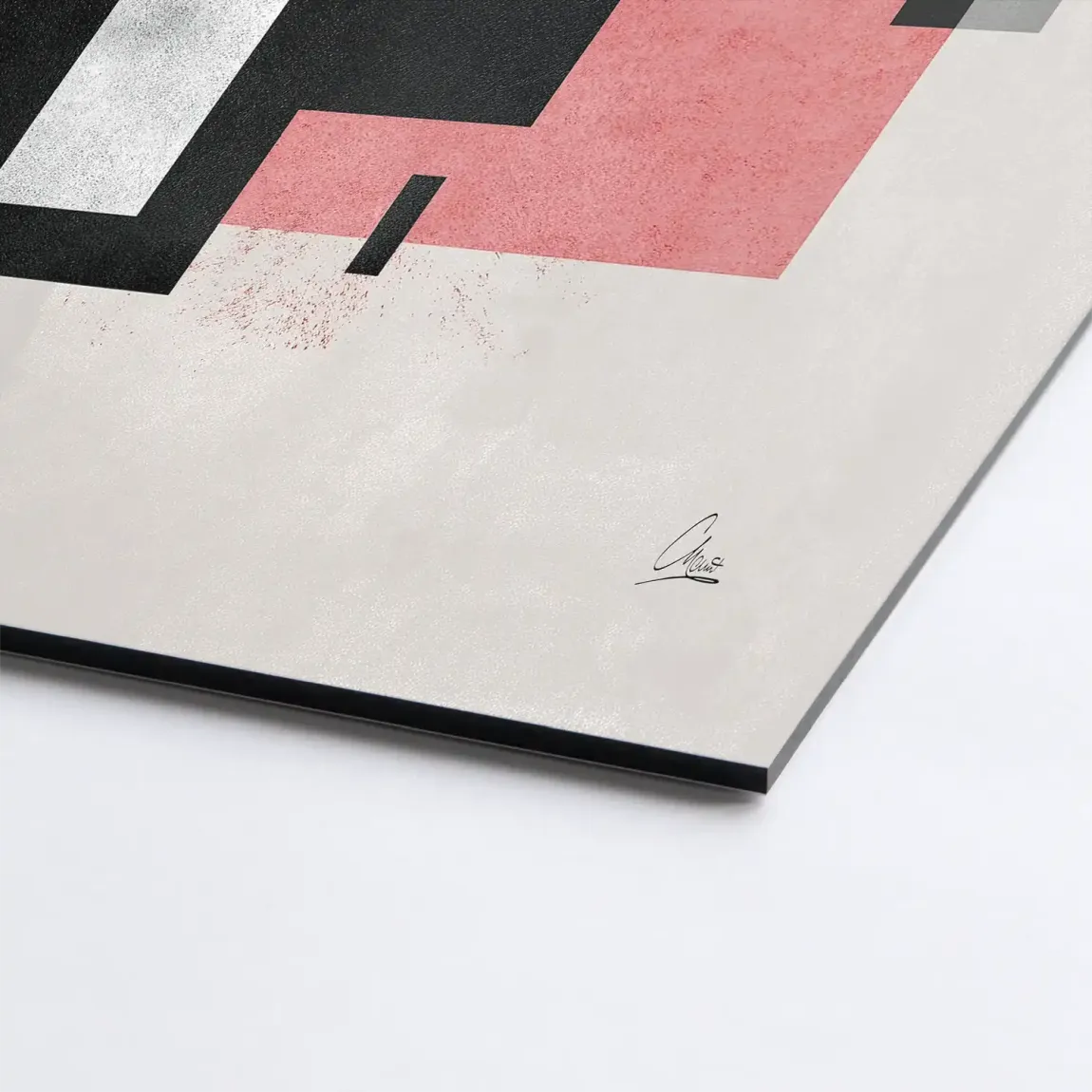 Geometric Aura Alu Dibond Bild