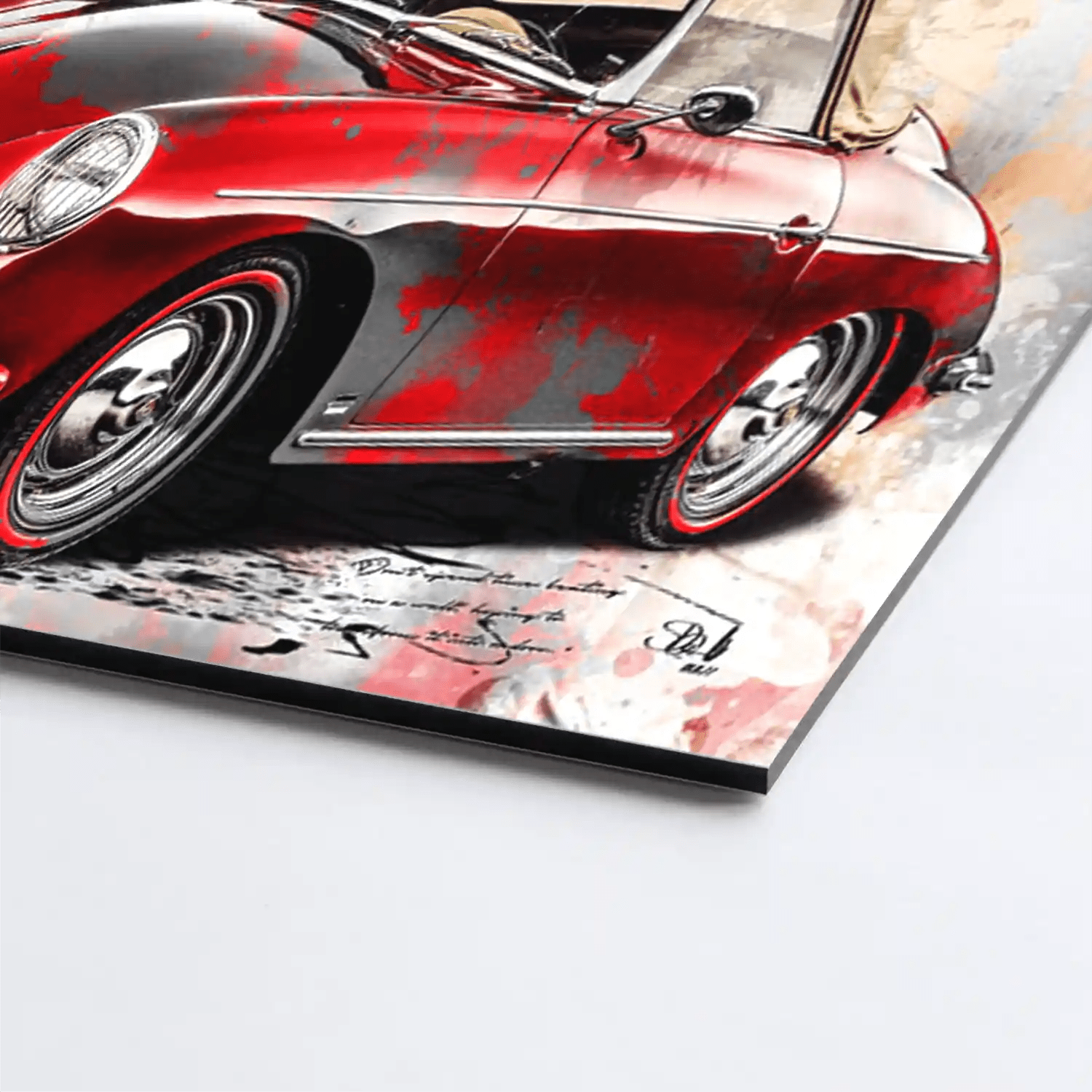 Audrey Porsche Pop Art AluDibond Bild INGALERIE