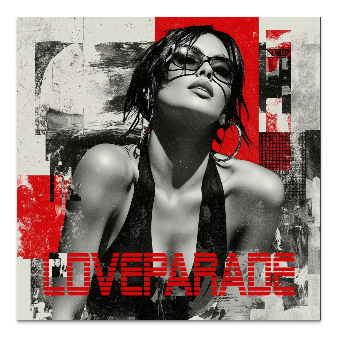 Loveparade Beauty Alu Dibond Bild