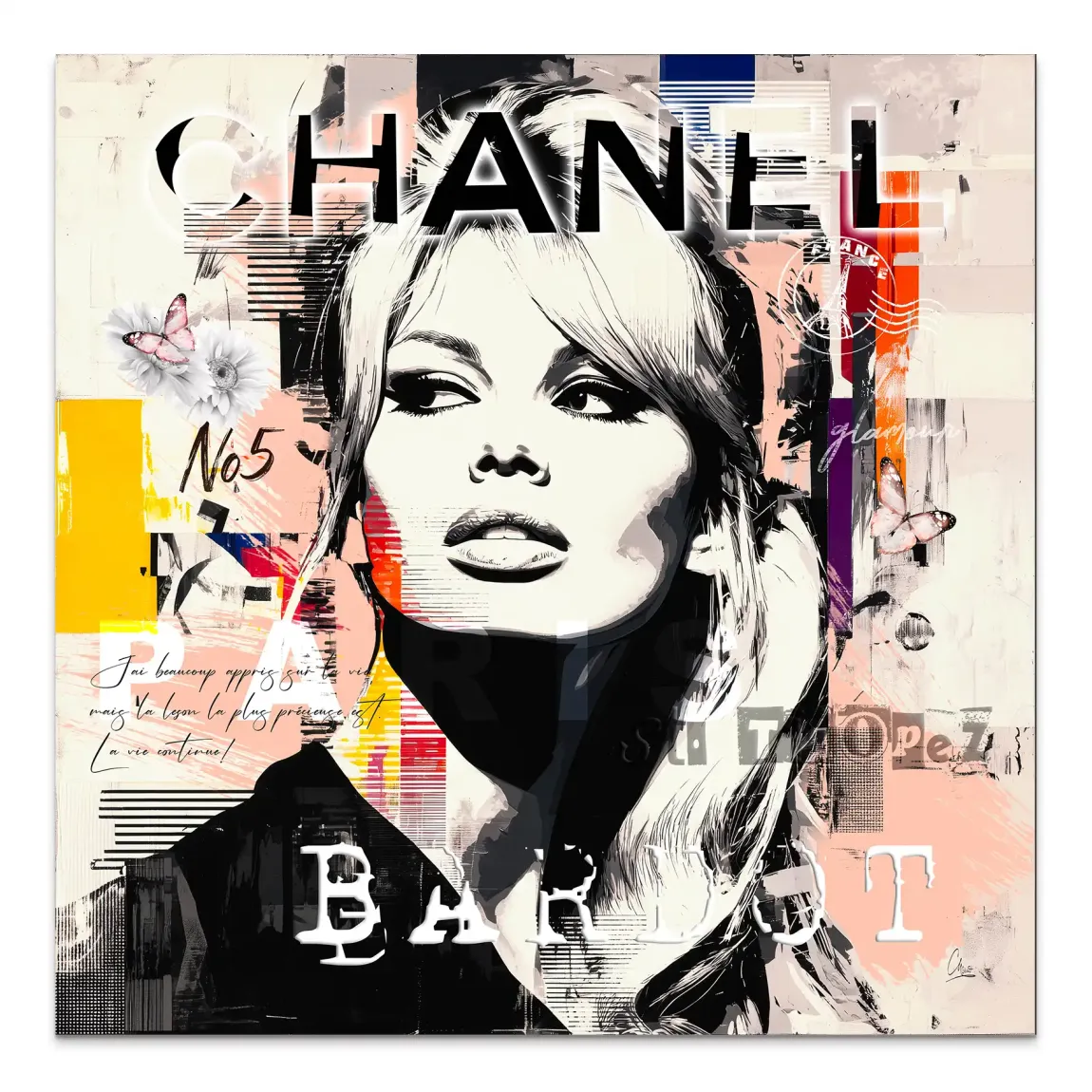 Bardot Ikone Alu Dibond Bild