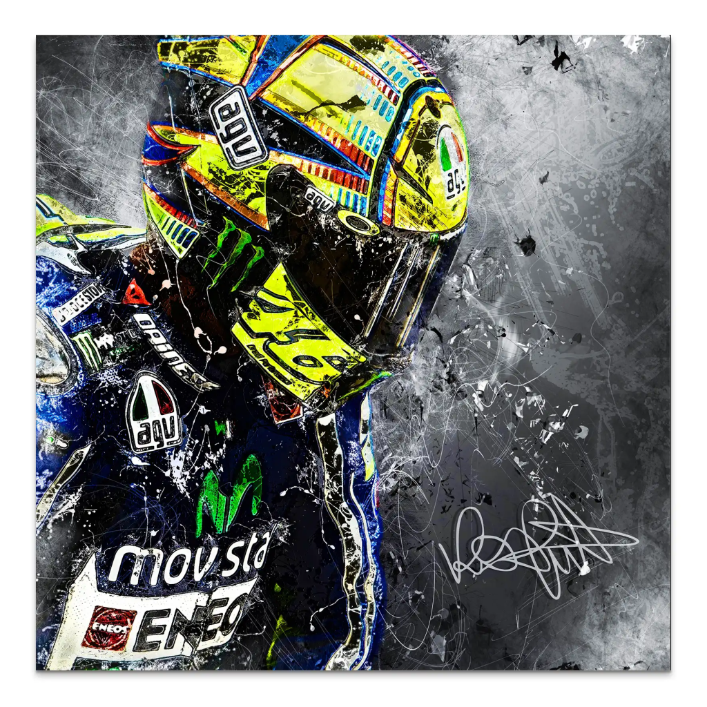 Rossi Abstrakt Style AluDibond Bild INGALERIE