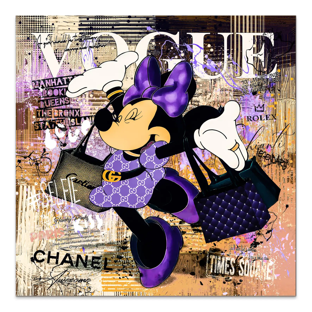 Minnie Vogue AluDibond Bild INGALERIE