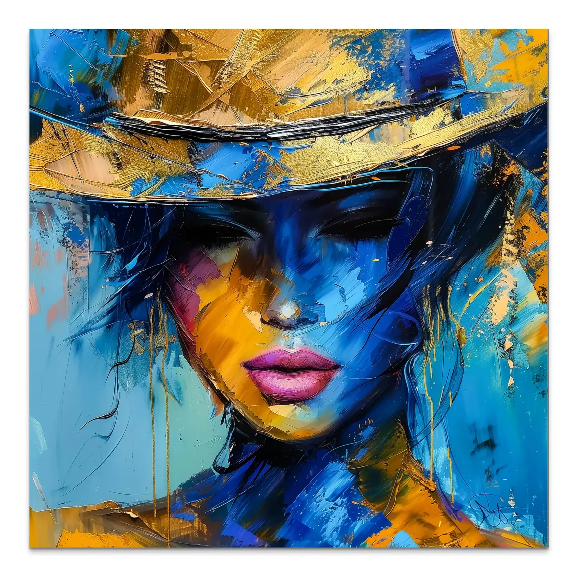 Golden Shade Alu Dibond Bild