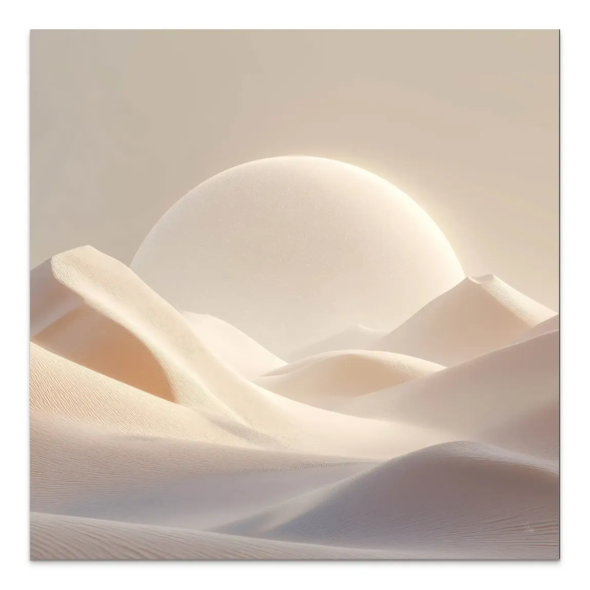 Desert Light Alu Dibond Bild