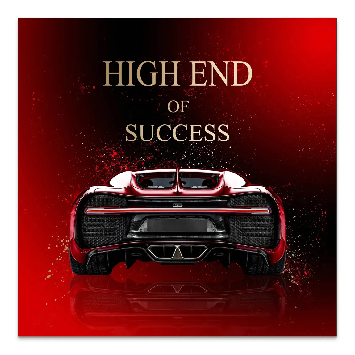 Red Empire Bugatti AluDibond Bild