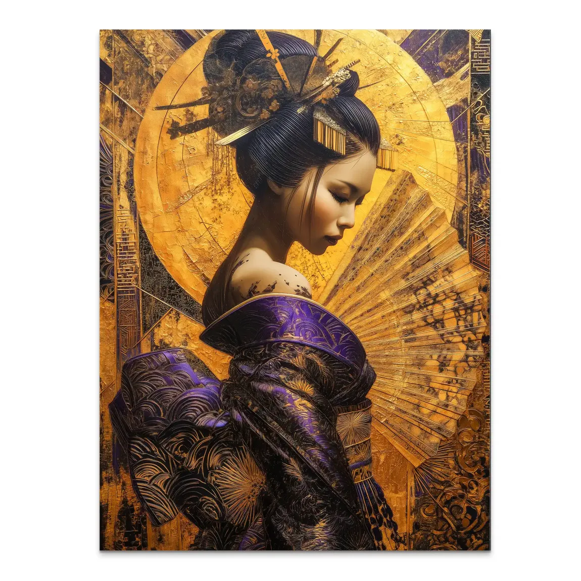 Silk Dynasty Beauty Alu Dibond Bild INGALERIE