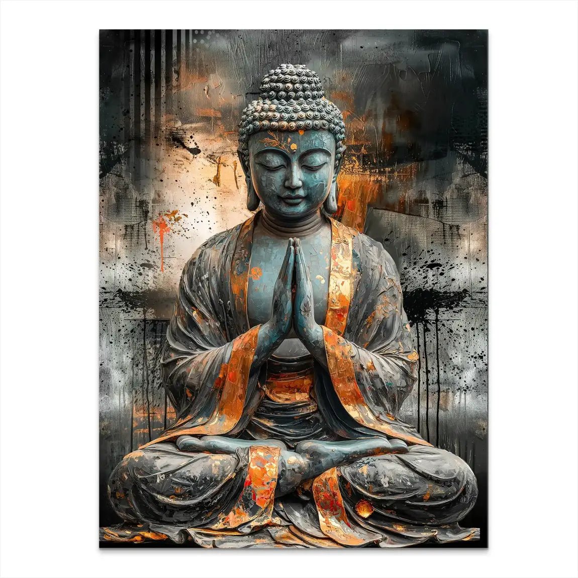 Buddha Abstrakt Nr.50 Alu Dibond Bild INGALERIE