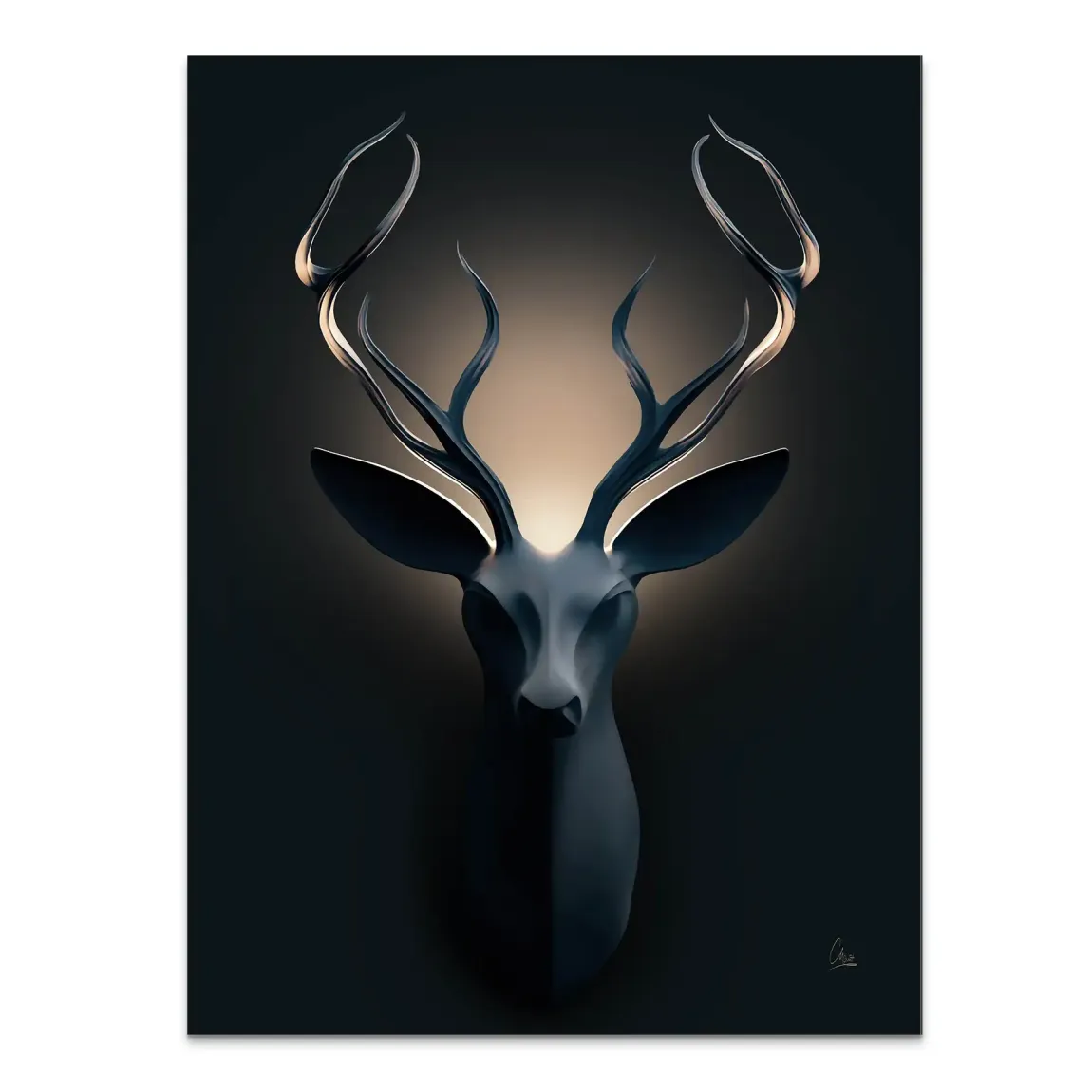 Majestätischer Hirsch Alu Dibond Bild