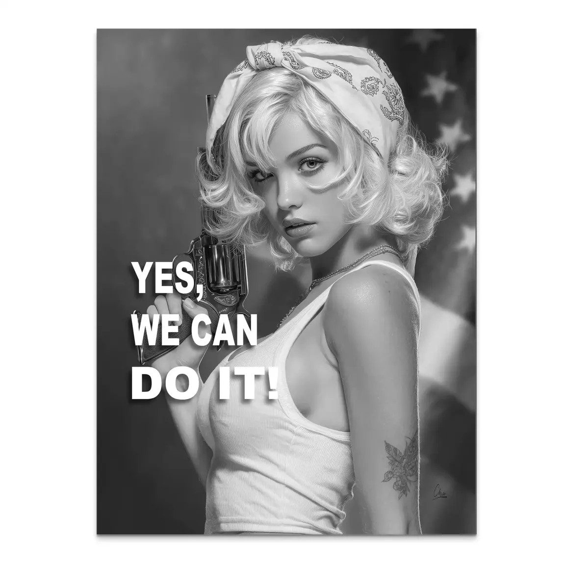 Yes we can Alu Dibond Bild