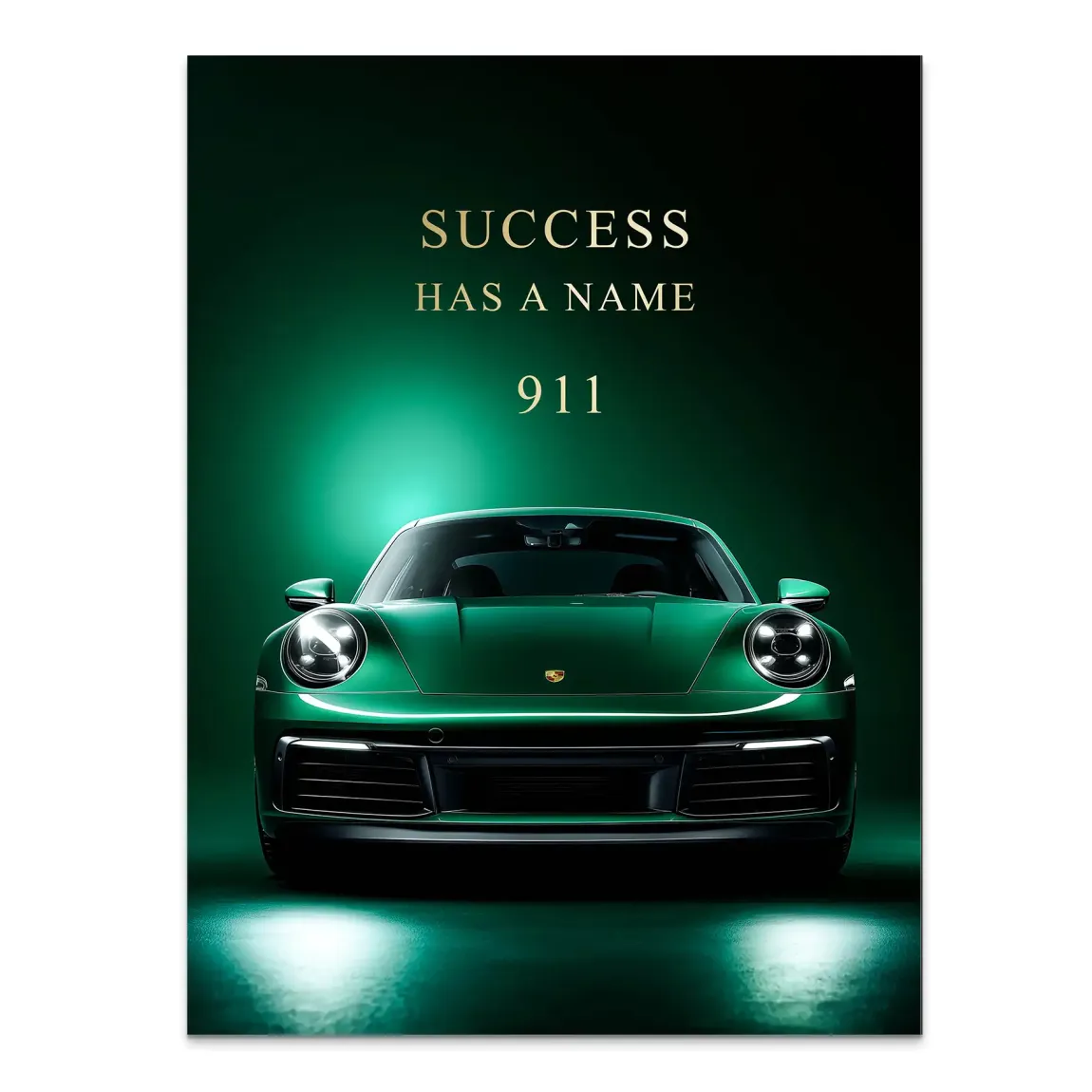 Spirit 911 Porsche Alu Dibond Bild