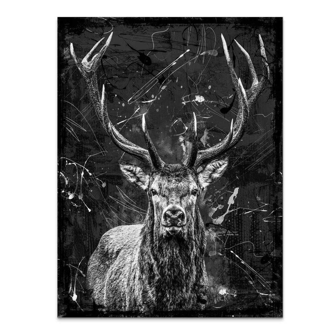 Hirsch Prestige Alu Dibond Wandbild