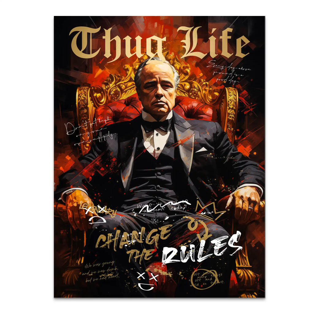 Godfather Rules AluDibond Bild INGALERIE