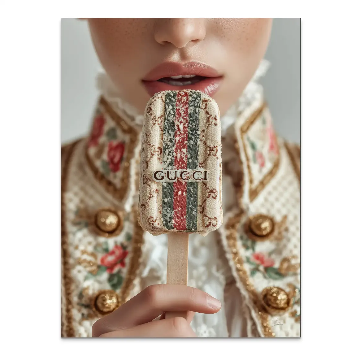 Gucci Ice Couture Alu Dibond Bild