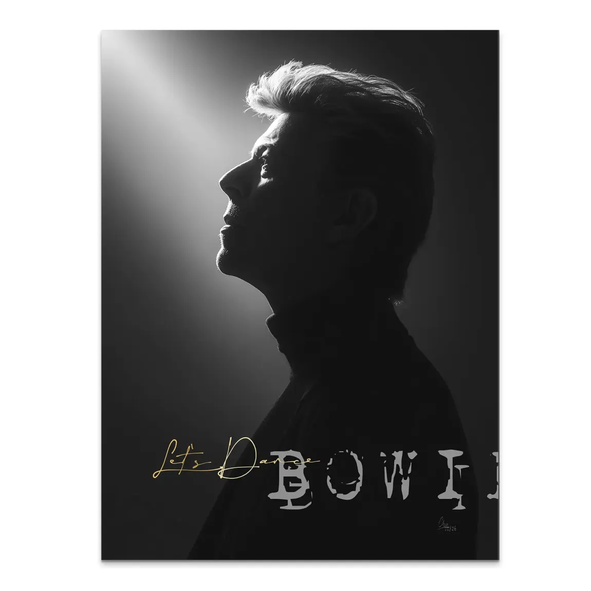 David Bowie Dance Alu Dibond Bild