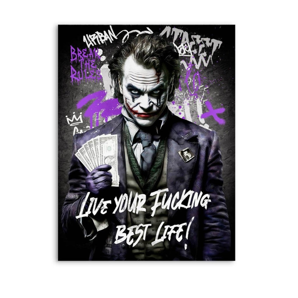 Joker Best Life Style AluDibond Bild INGALERIE