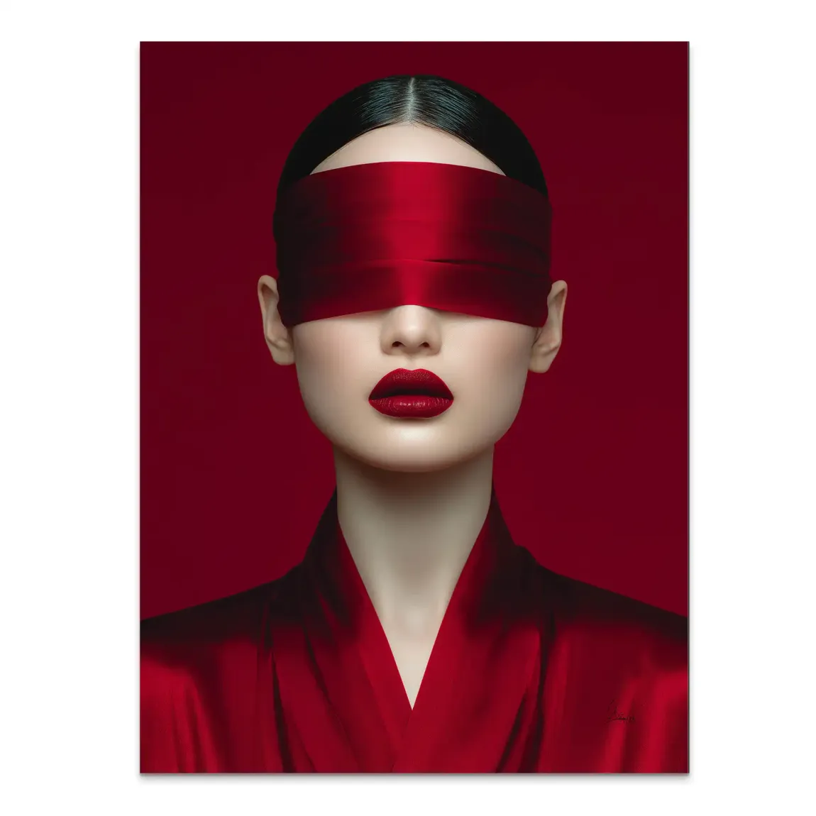 Blind Art Alu Dibond Bild