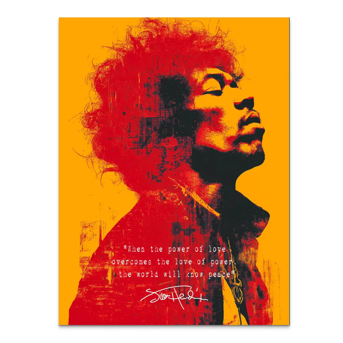 Electric Soul Hendrix Alu Dibond Bild