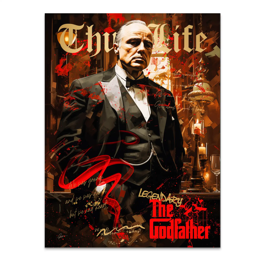 The Godfather AluDibond Bild INGALERIE