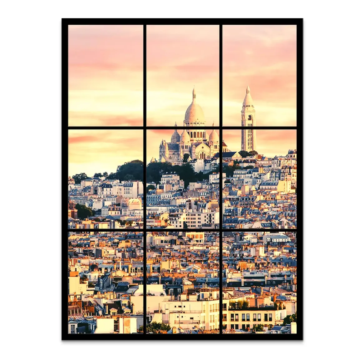 Sunrise Montmartre Paris Alu Dibond Bild