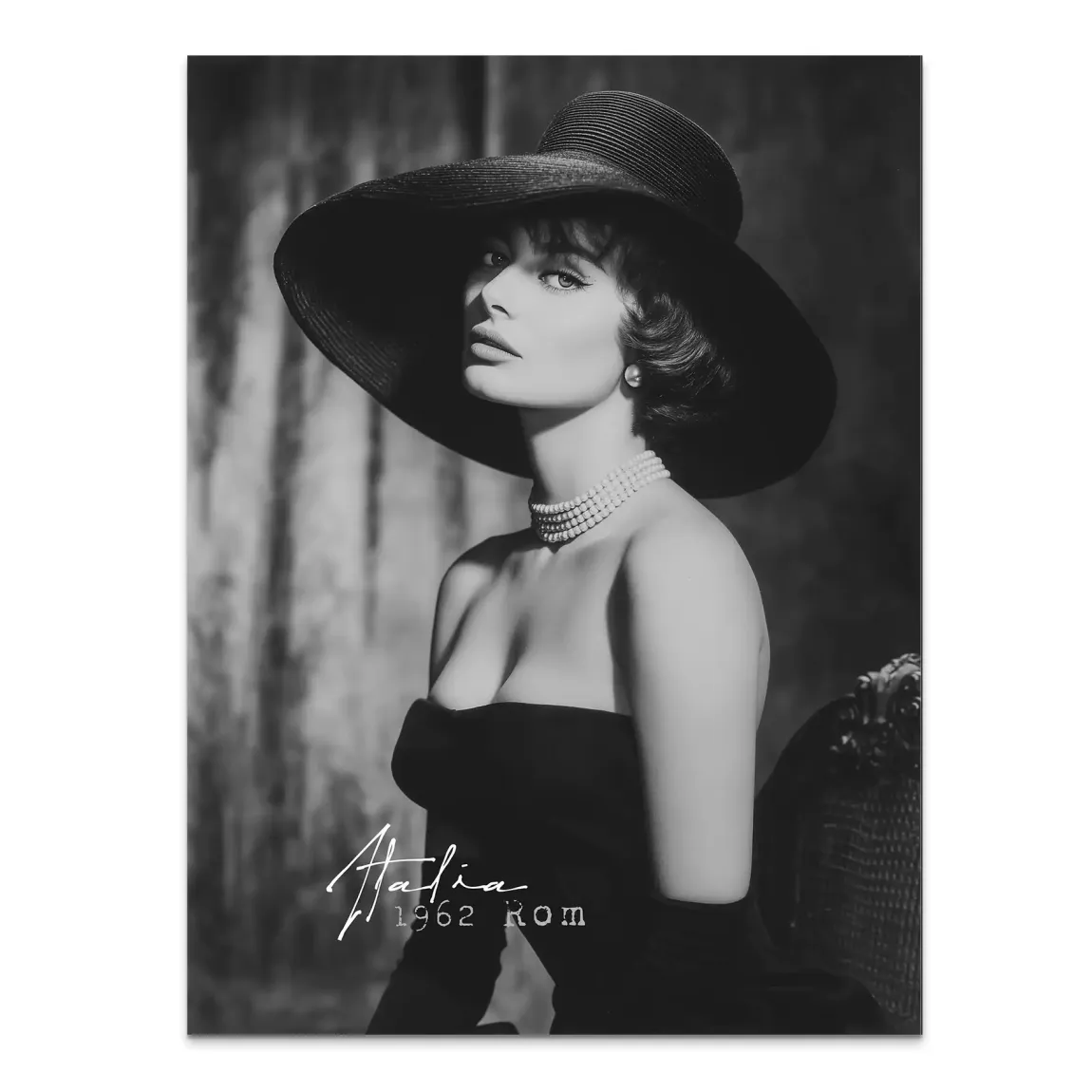 Sophia Loren Italia Alu Dibond Wandbild