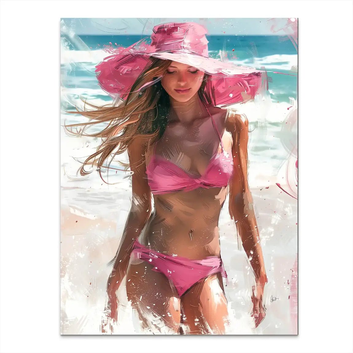 Summer Beach Beauty Nr.4 Alu Dibond Bild INGALERIE