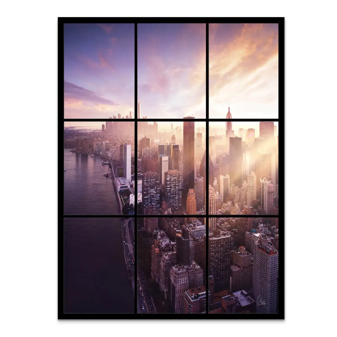 Manhattan View Alu Dibond Bild