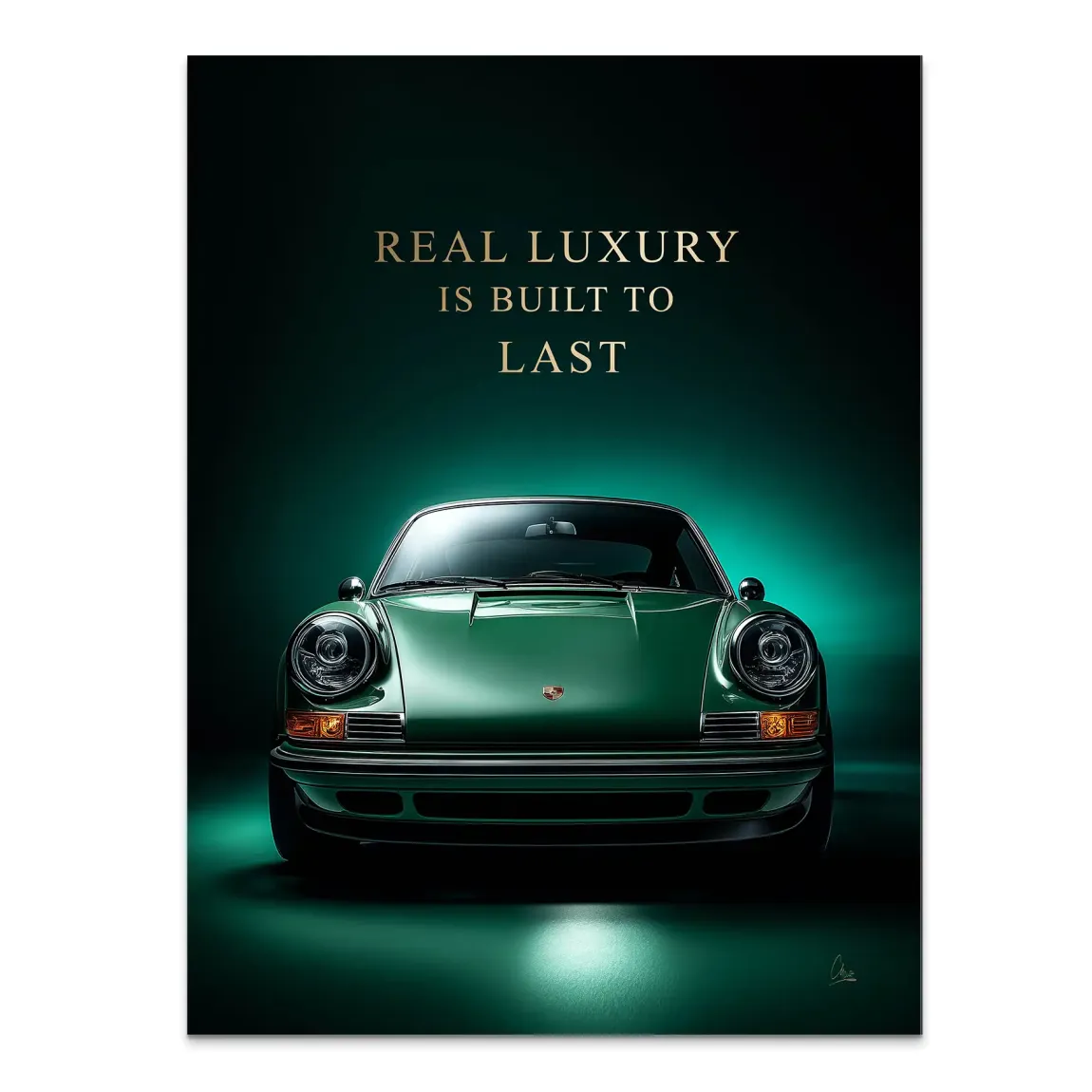 Heritage 911 Porsche Alu Dibond Bild