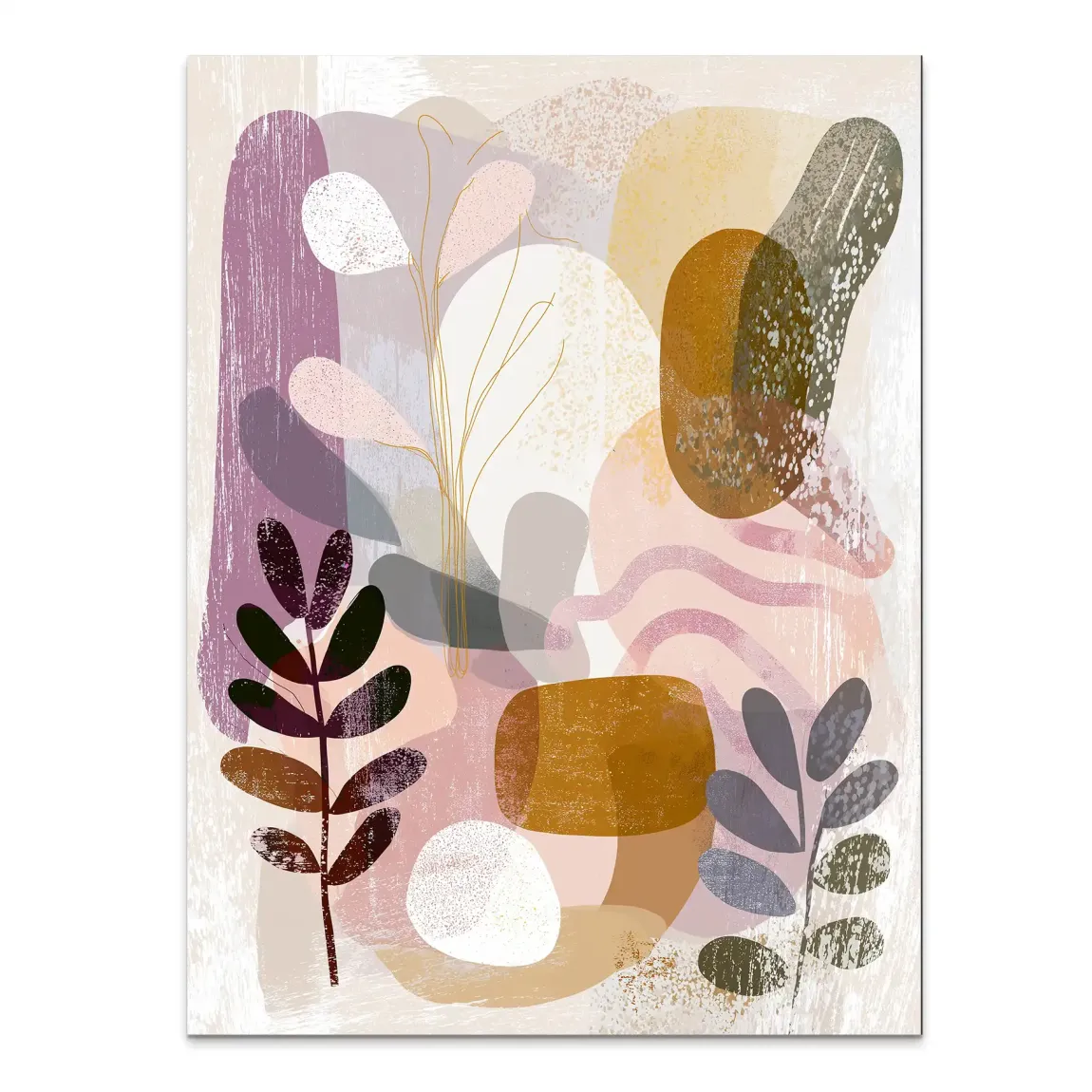 Soft Harmony Abstrakt Alu Dibond Bild