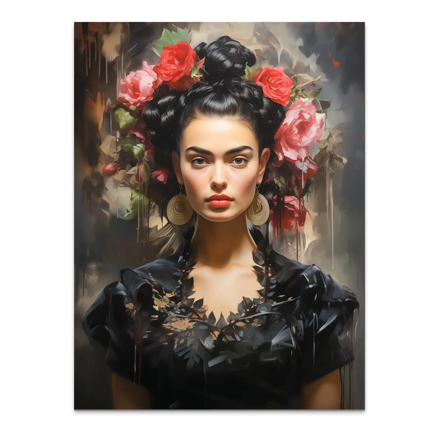 Frida Kahlo Beauty AluDibond Bild INGALERIE