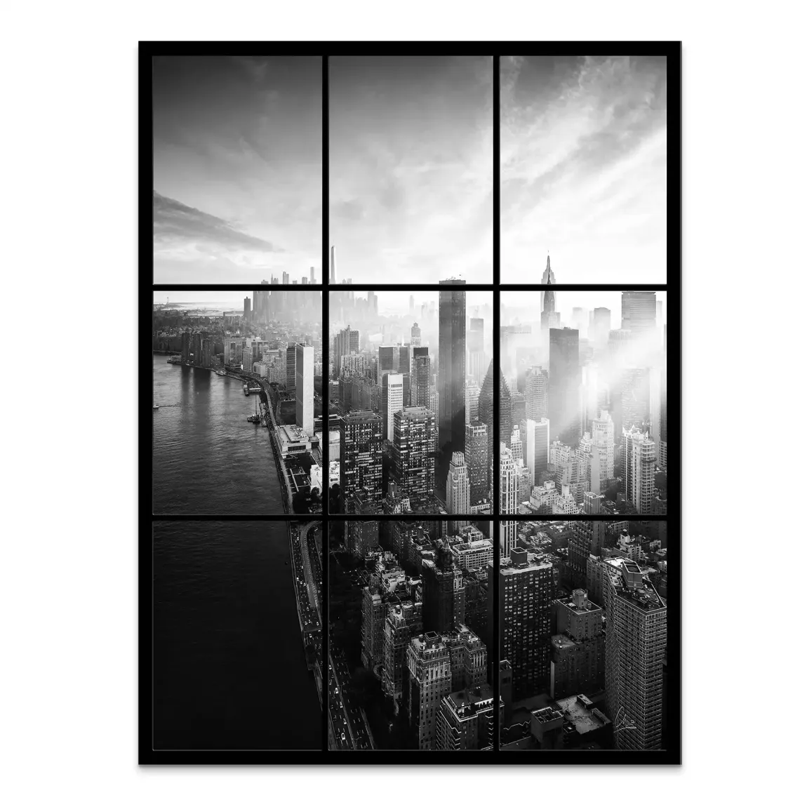 Silent Heights New York Alu Dibond Bild