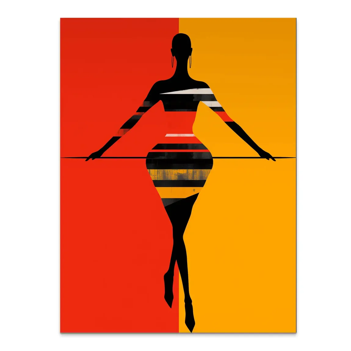 Balance der Elemente Alu Dibond Bild INGALERIE