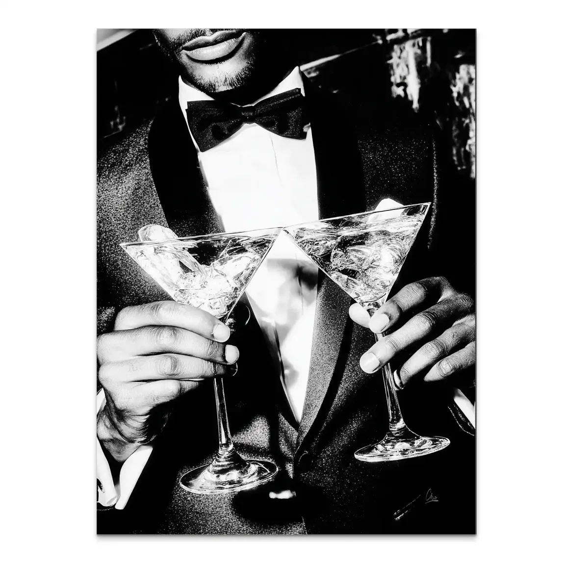 Gentleman Style Alu Dibond Bild