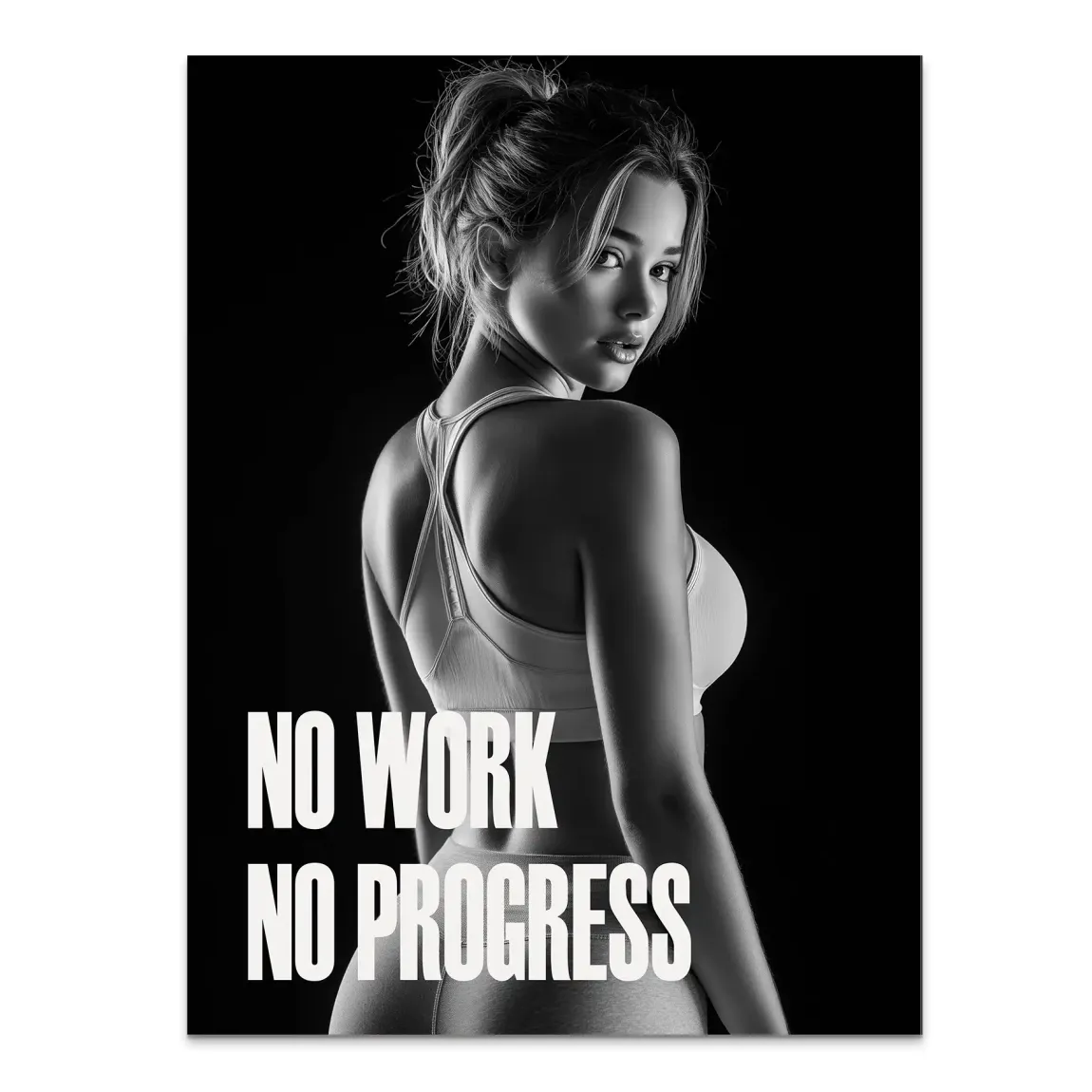 Progress Training Alu Dibond Bild