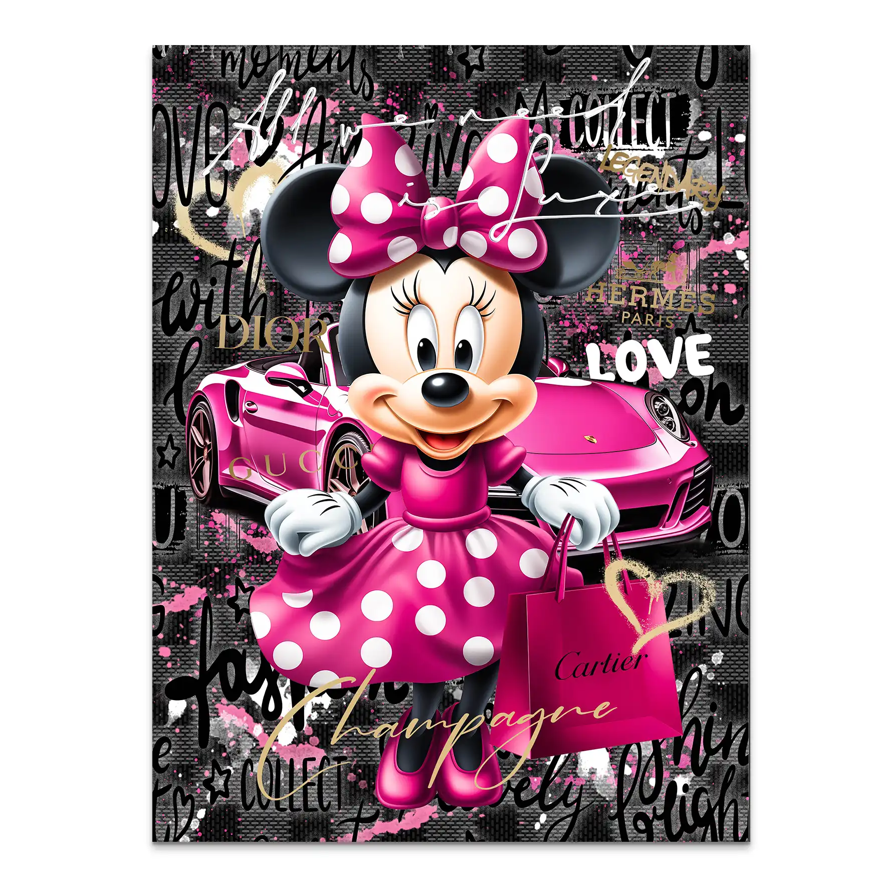 Minnie Need Need Luxe AluDibond Bild INGALERIE