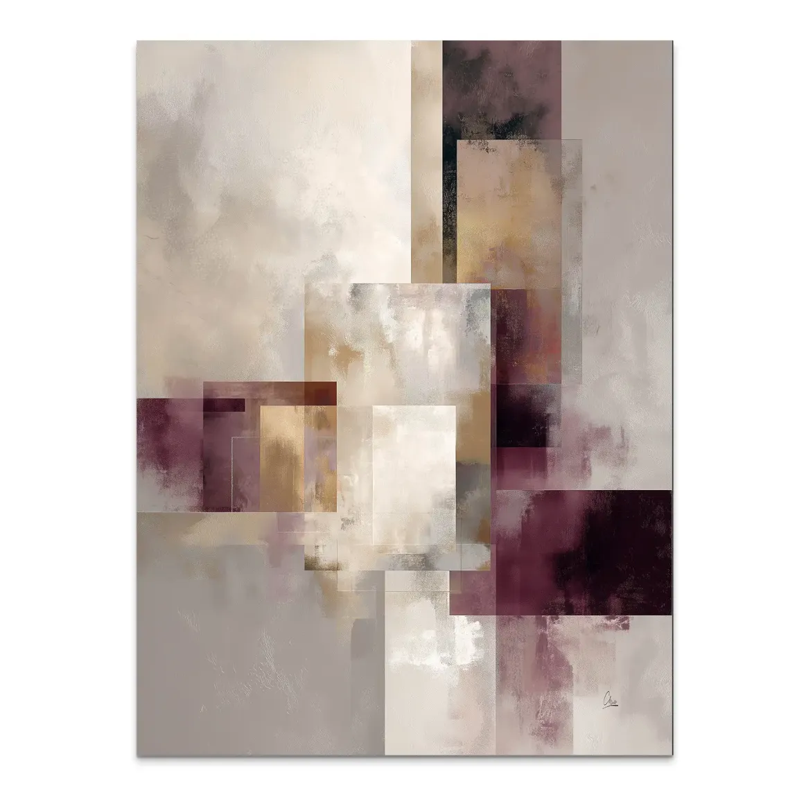 Mystic Geometry Alu Dibond Bild