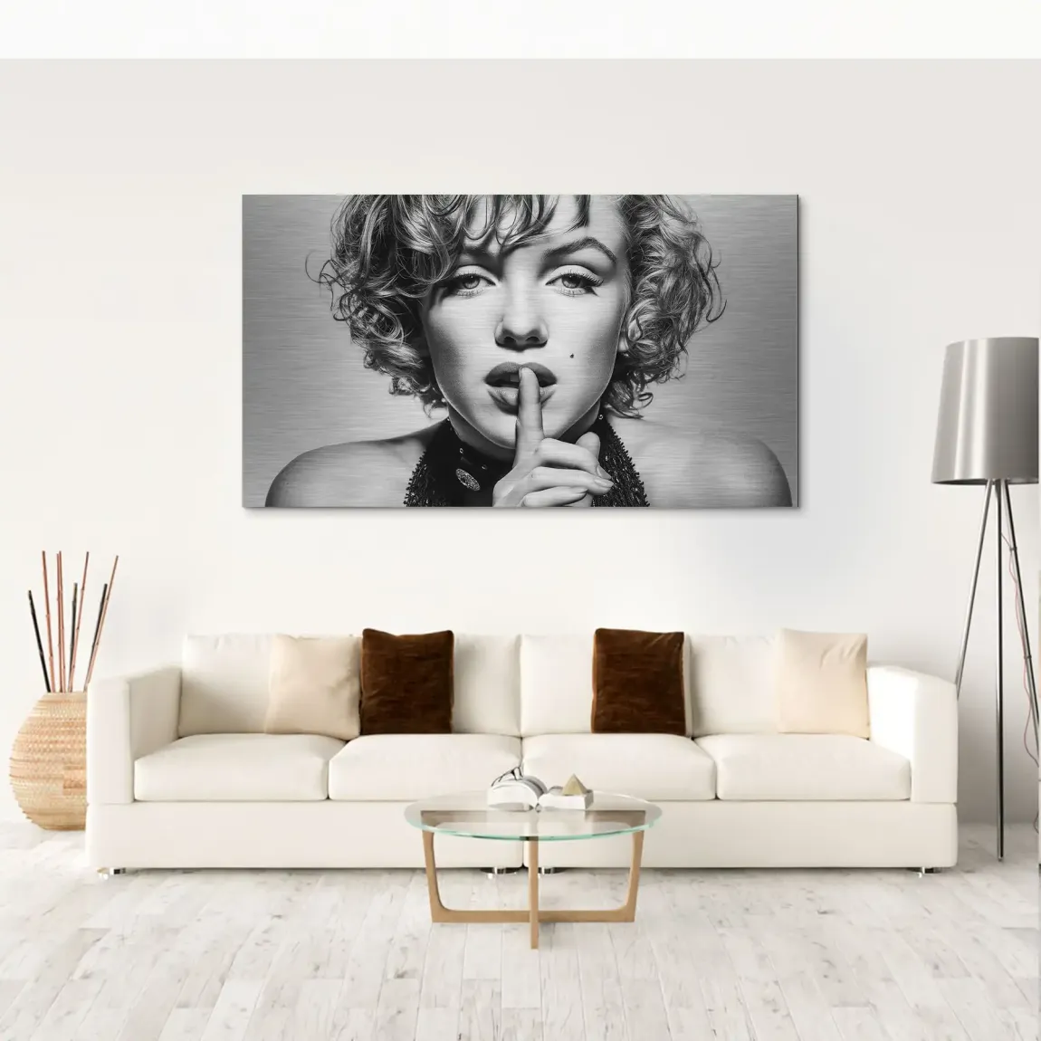 Marilyn Silent Secret Black Alu Gebürstet