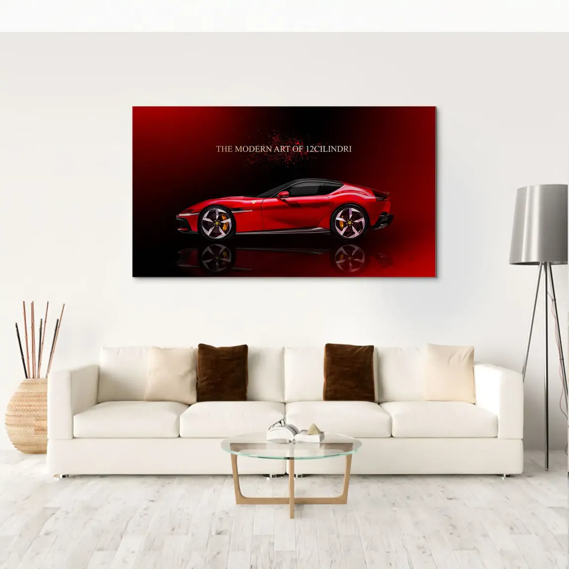 Ferrari Prestige Art Alu Gebürstet