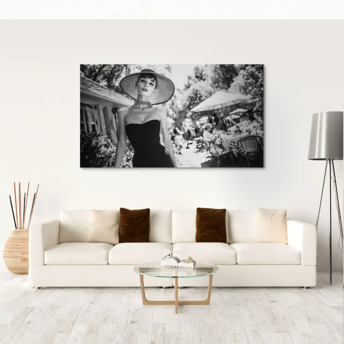 Audrey Hepburn Summer Style Alu Gebürstet