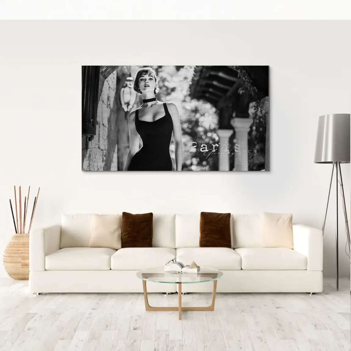 Audrey Hepburn Givenchy Alu Gebürstet