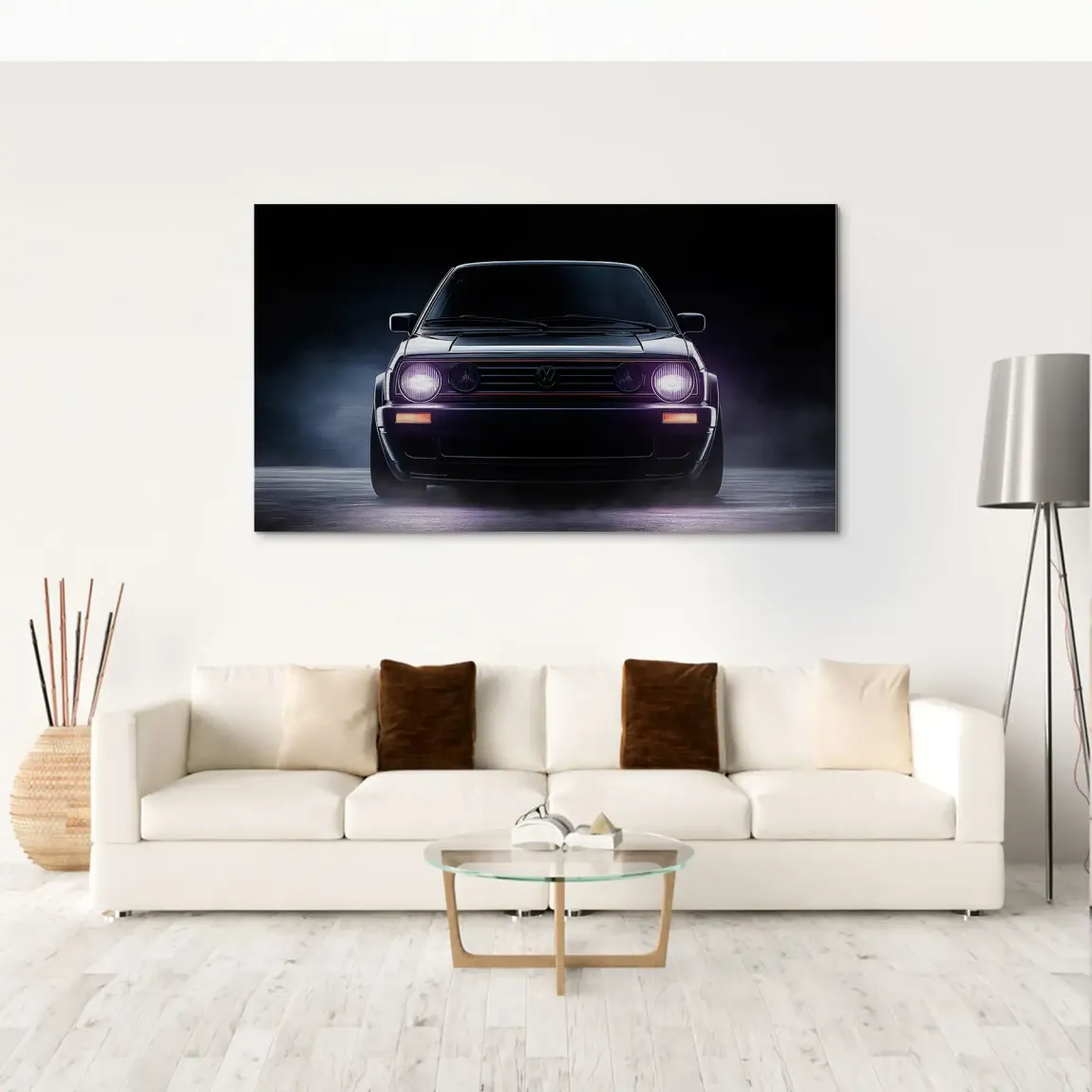 VW Golf Old School Alu Gebürstet