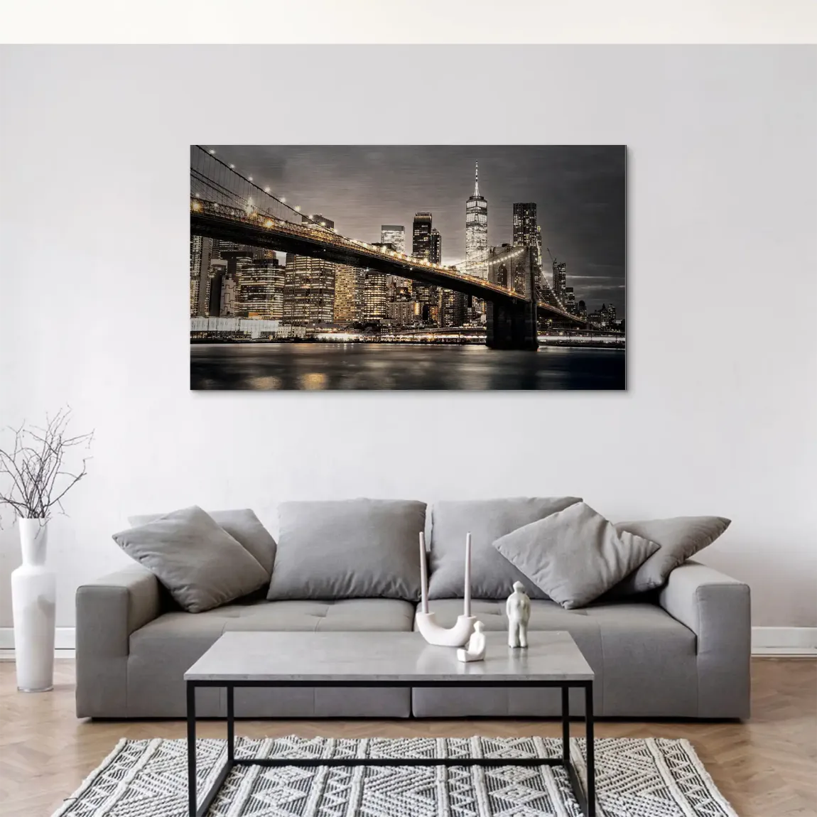 Manhattan Noble Art Aluminiumbild gebürstet