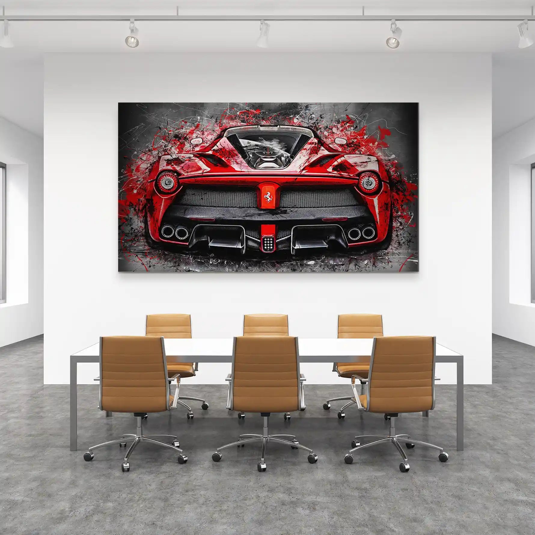 La Ferrari Abstrakt-Style Alu Gebürstet INGALERIE