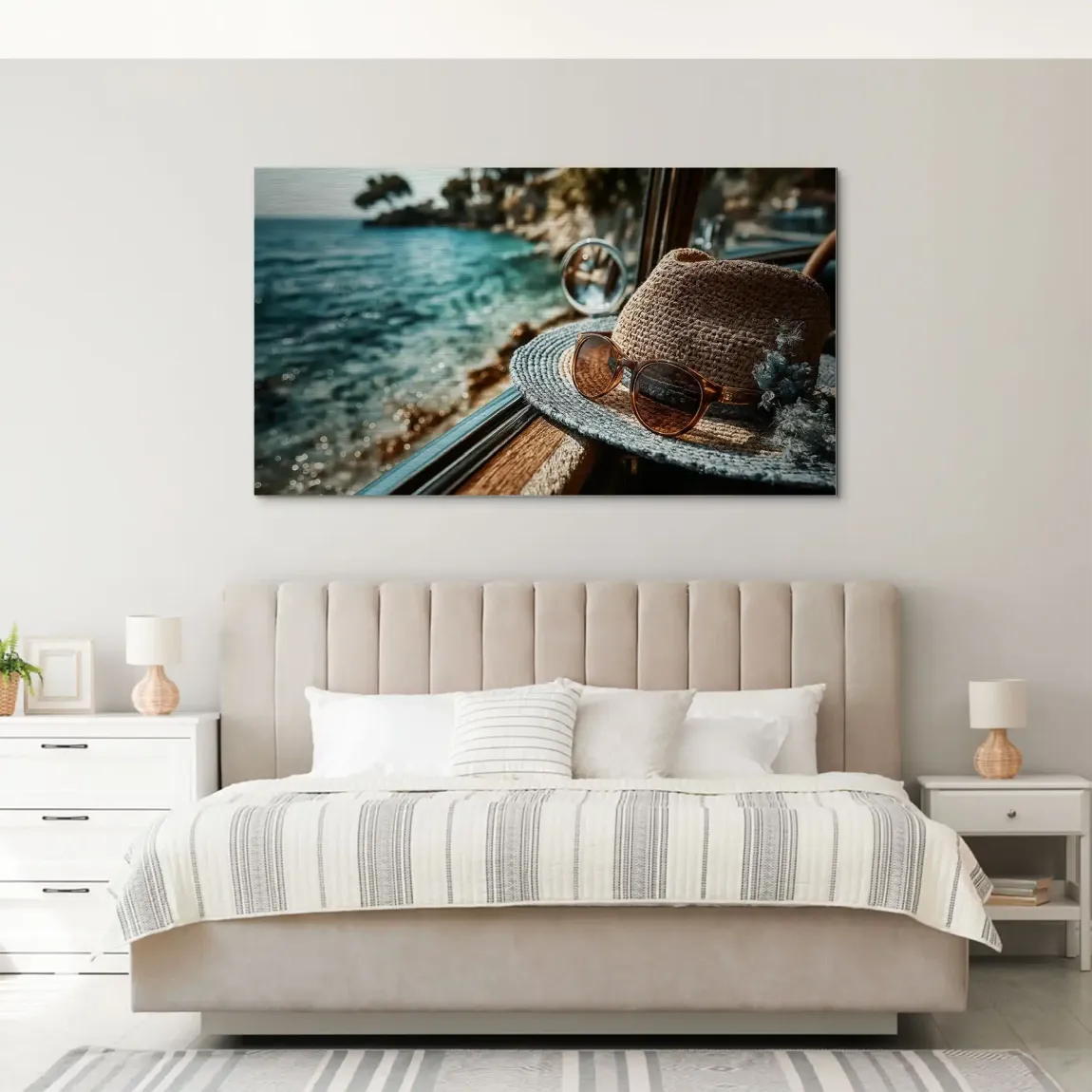 Blue Moments Alu Gebürstet