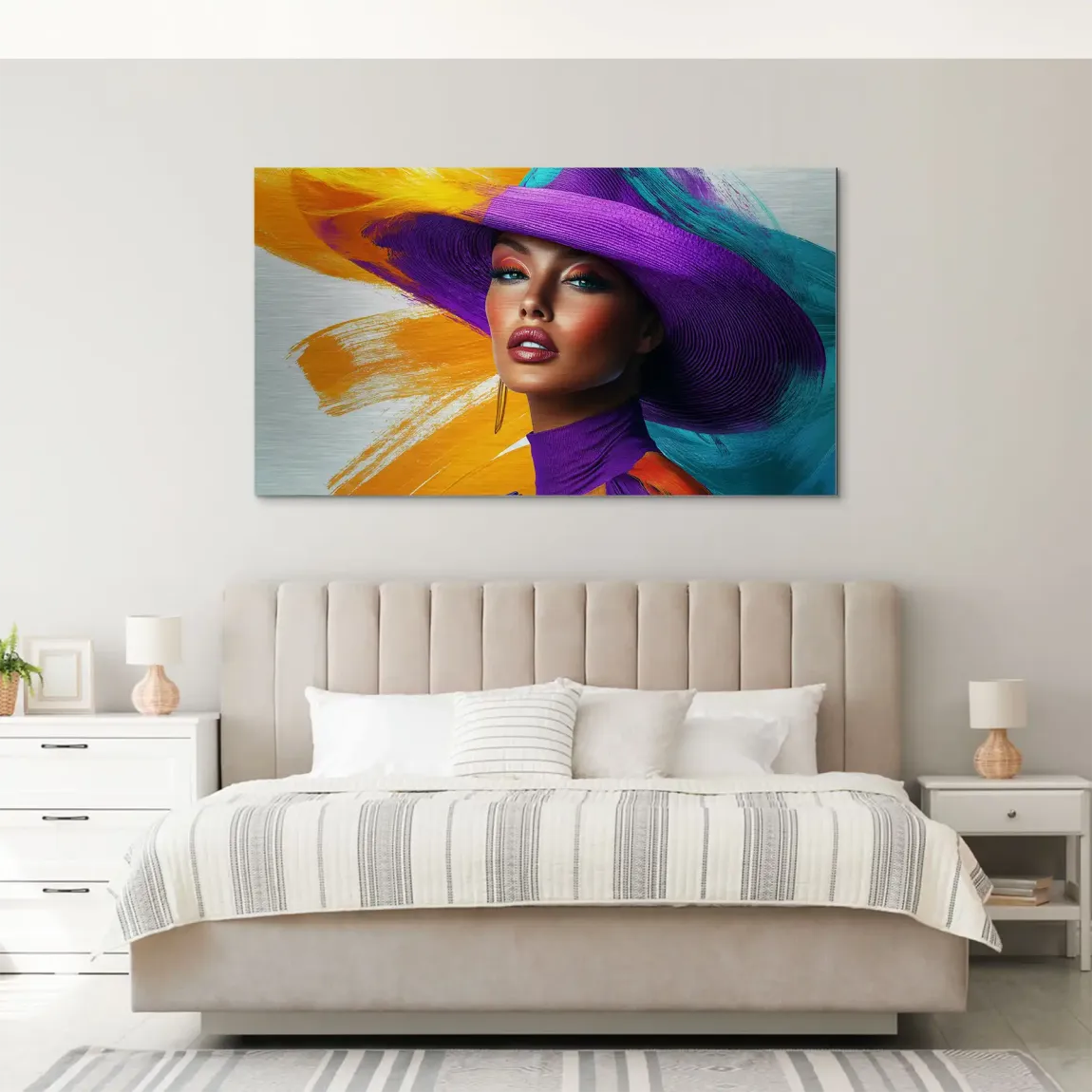 Vivid Fashion Color Art Alu Gebürstet