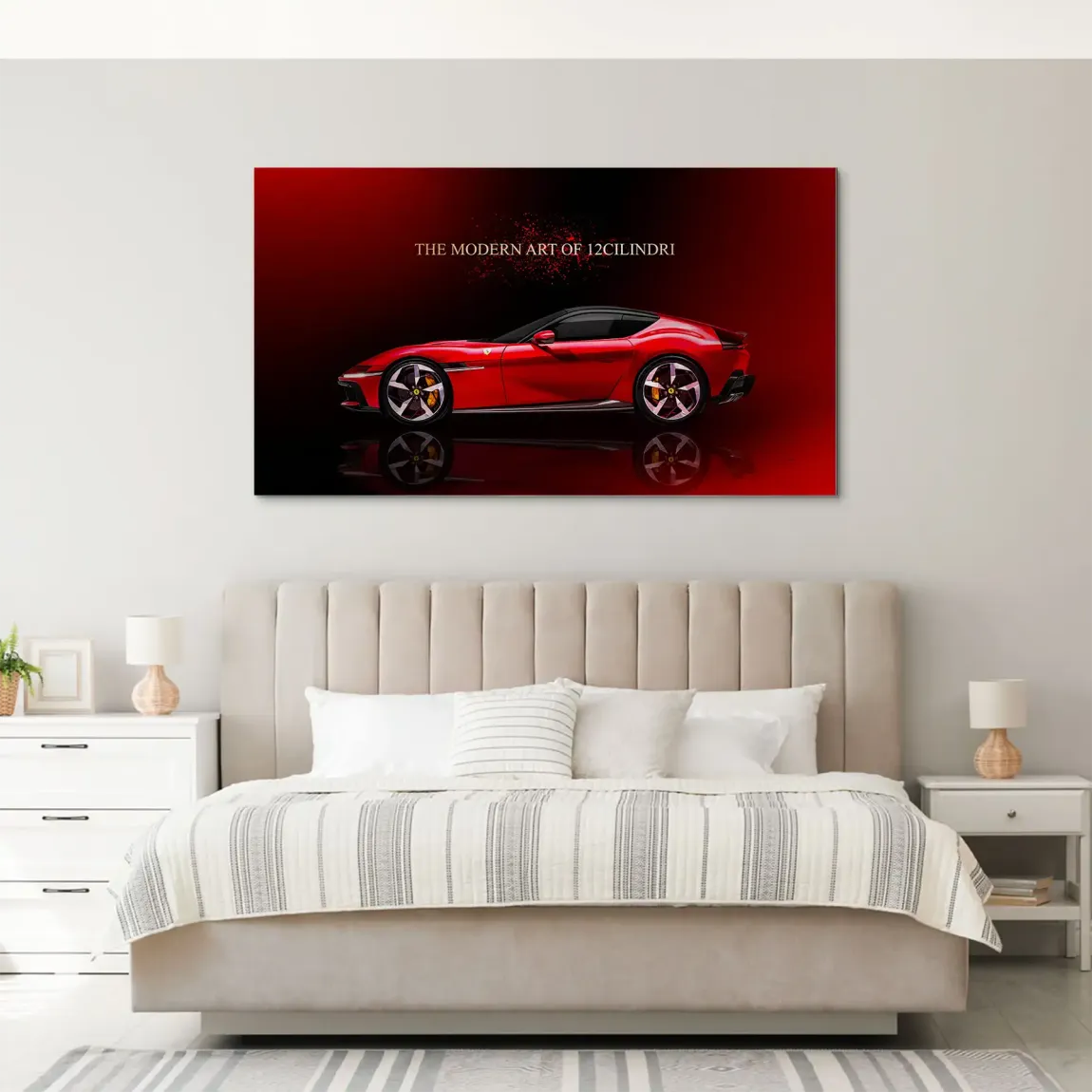 Ferrari Prestige Art Alu Gebürstet