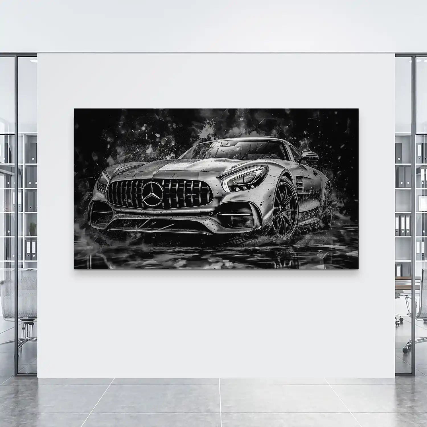 Mercedes AMG GT Dark Style Alu Gebürstet INGALERIE