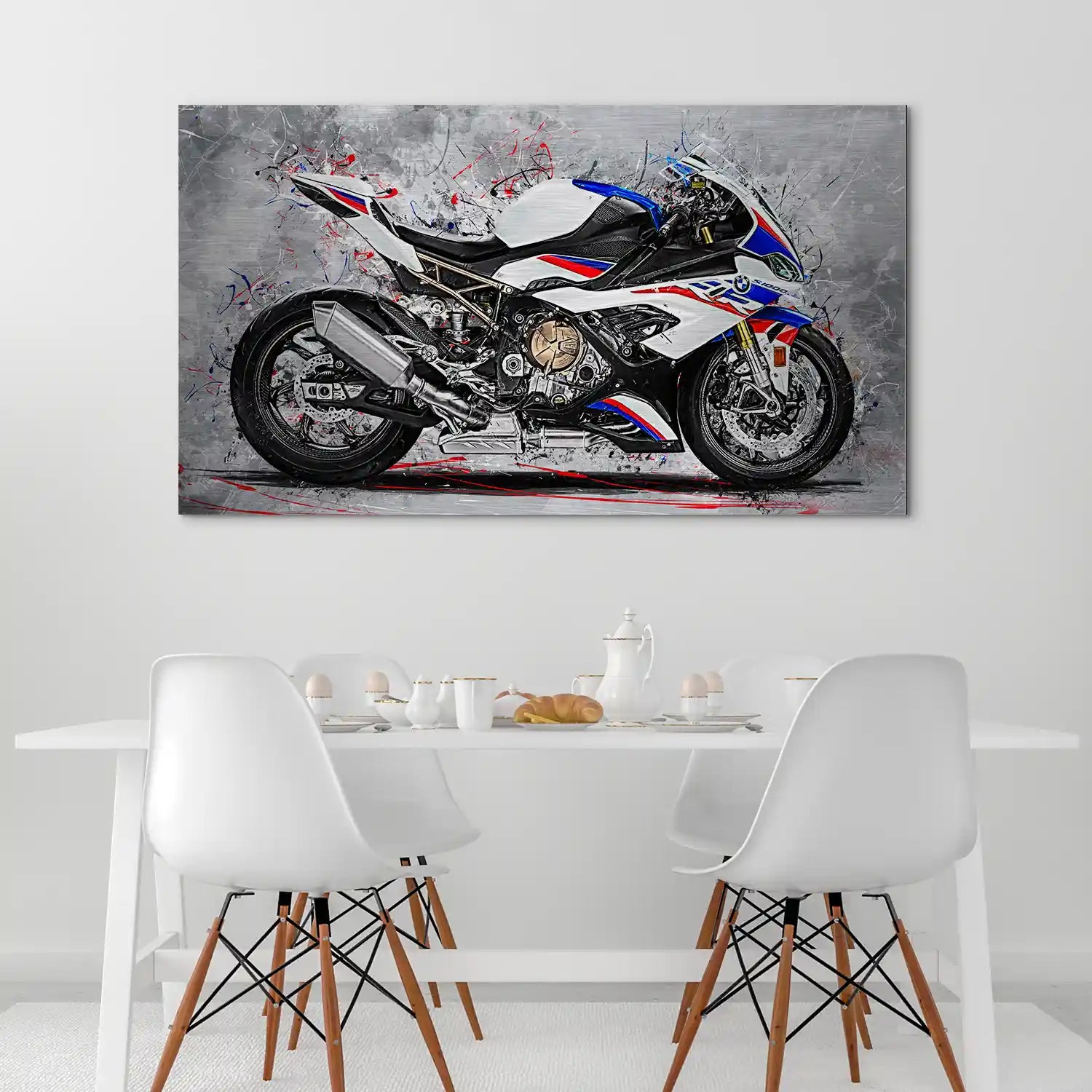 BMW S1000RR Abstrakt Style Alu Gebürstet INGALERIE