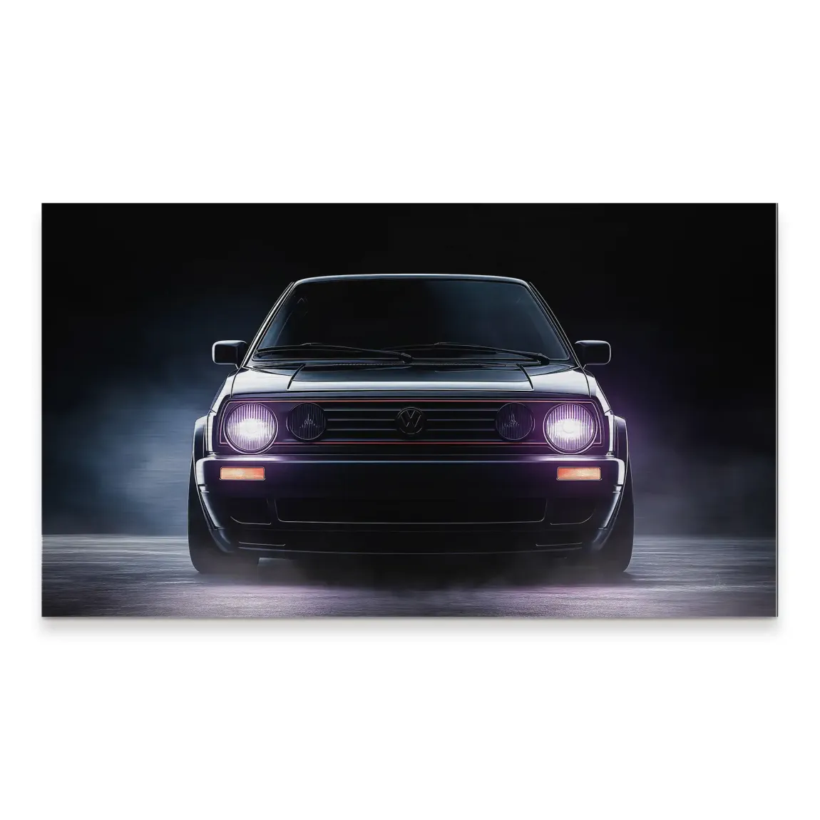 VW Golf Old School Alu Gebürstet